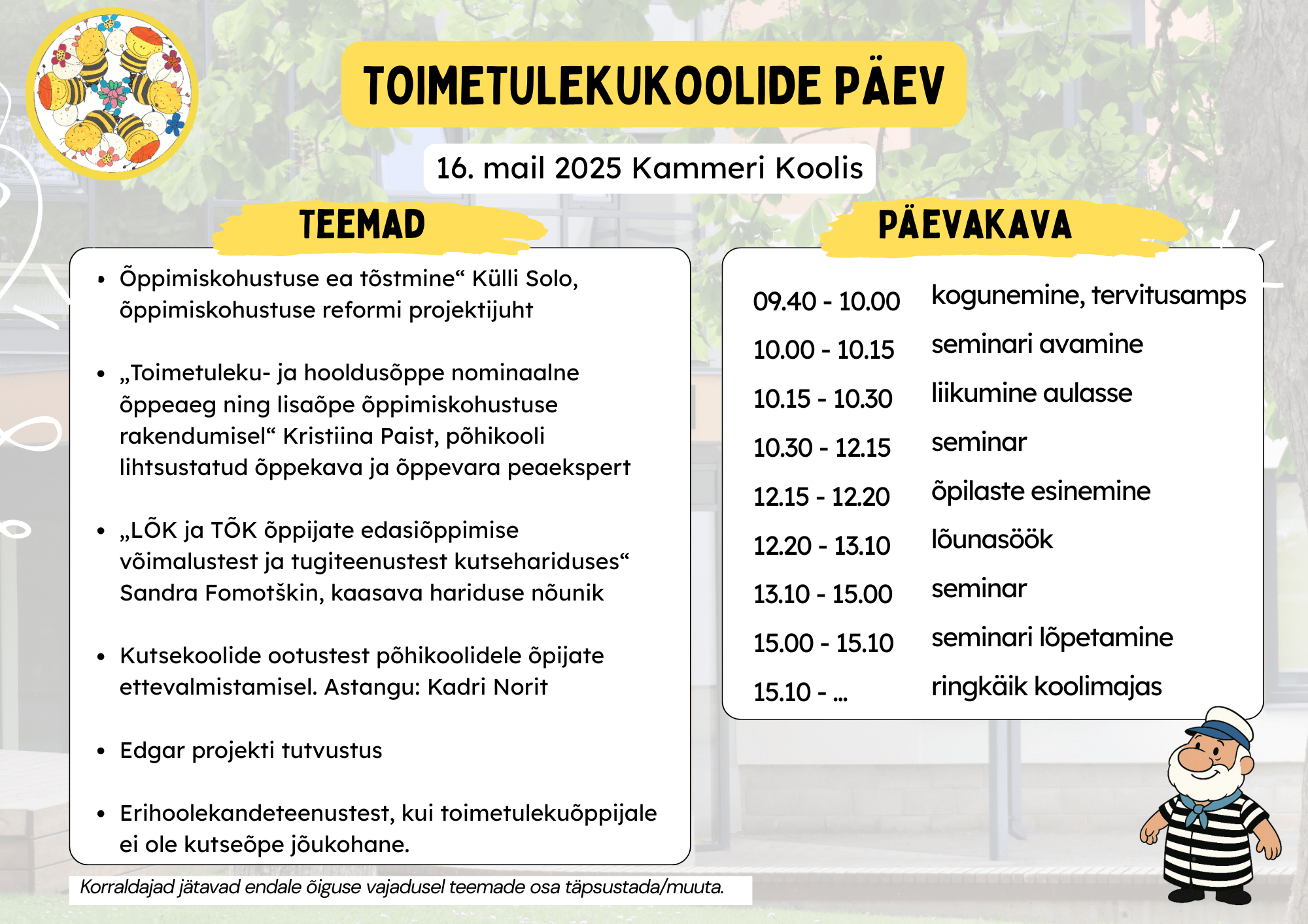 Toimetulekuõpetajate päev 16.05.2025 1 min